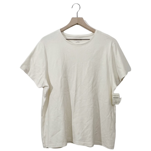 Coldwater Creek Tops - White Short Sleeve Casual Crewneck Pullover Tee 2X New With Tags